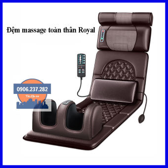 Đệm massage toàn thân Royalstar RSD-AMCD318 làm ấm rung xoa bóp kèm máy massage chân, nệm massage hồng ngoại, nệm ghế massage cao cấp, đệm massage hồng ngoại, đệm ghế massage cao cấp