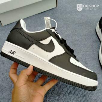 Giày thể thao air force 1, giày af1 màu đen trắng bản mới phù hợp cho cả nam và nữ