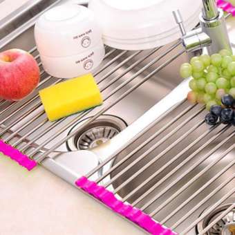 Kệ inox co giãn thông minh gác bồn rửa chén Vina