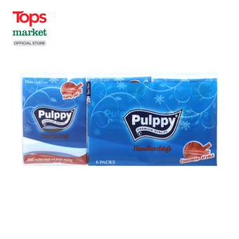 Lốc 6 Gói Khăn Giấy Pulppy 3 Lớp 10 Tờ