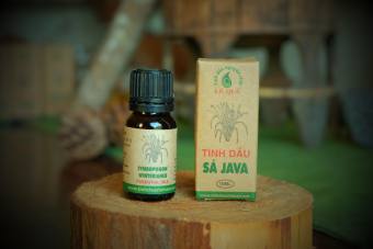 Tinh dầu sả java nguyên chất Lê Quế 50ml khử mùi, kháng khuẩn mạnh, xua đuổi côn trùng- Tặng lọ treo khuếch tán tinh dầu