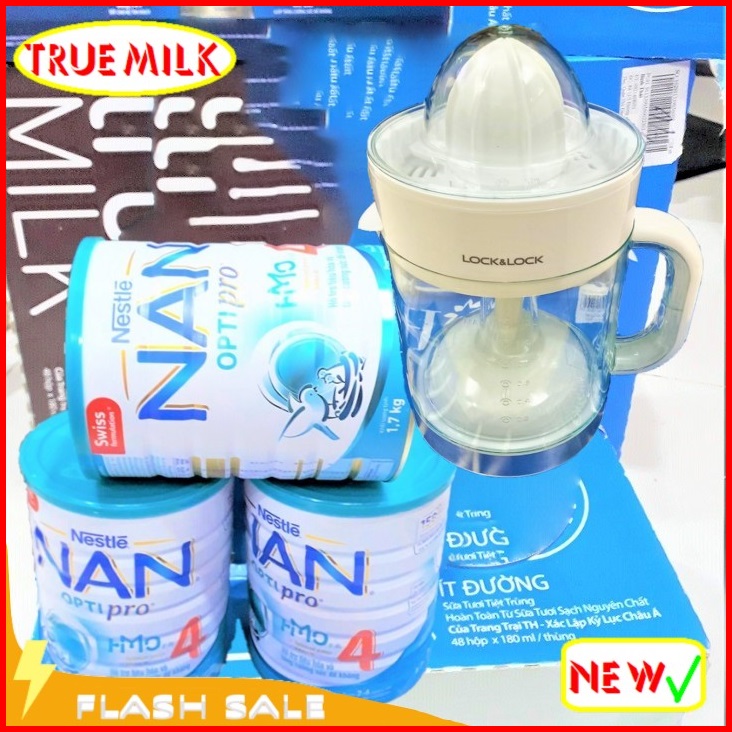 Combo 3 Lon Sữa NaN 4 1700g- Nan Optipro HMO 4 1.7kg - sữa bột NAN