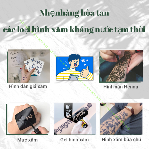 Hình xăm dán hoa hồng bao kín tay hoặc nửa lưng có chống thấm nước | Lazada .vn