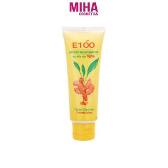 Sữa Rửa Mặt Nghệ Trắng Da Ngừa Mụn E100 100g