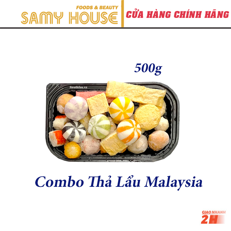 Combo thập cẩm viên thả lẩu malaysia 500g
