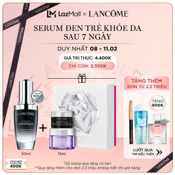 Bộ 3 Bước Dưỡng Da Trẻ Khỏe Rạng Rỡ Lancôme Advanced Génifique