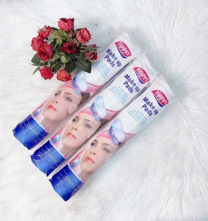 Bông tẩy trang Tippys Classic Make Up Pads túi 140 Miếng