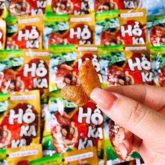 Thịt hổ kaka, snack miếng cay hổ kaka ăn vặt tuổi thơ (gói 20gr)