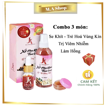 Combo Xịt Phụ Khoa Se Khít Hồng Vùng Kín Kháng Viêm
