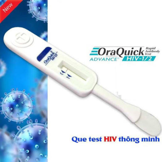 Que thử test nhanh HIV - ORAQUICK bằng dịch miệng không cần xét nghiệm máu- chính xác tới 99%