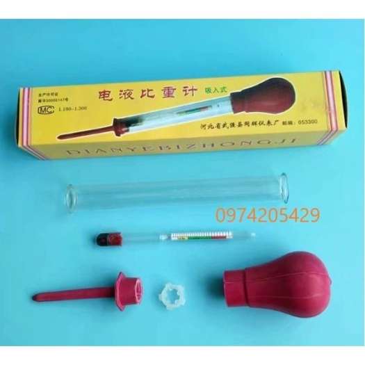 _☑  TỶ TRỌNG KẾ ĐO NỒNG ĐỘ AXIT TRONG BÌNH ACQUY