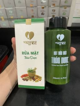 Bột rửa mặt Yody White Phương Anh - Rửa mặt thảo dược Phương Anh