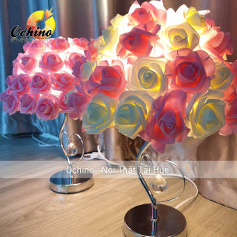 Đèn Ngủ Hoa Hồng Để Bàn Đẹp, Đèn Hoa Hồng, Đèn Ngủ, Đèn Ngủ Để Bàn ( hàng có Sẵn)