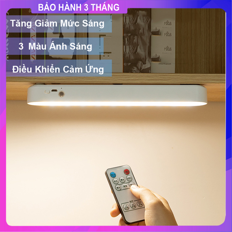 Đèn học dán tường đèn led chống cận | đèn bàn đọc sách sạc tích điện có cảm biến, đèn đa năng chống cận 3 màu ánh sáng