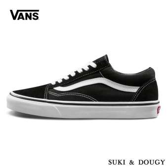 Vans Giày Đôi OLD SKOOL Màu Đen/Trắng Chính Hãng 100% Cho Cả Nam Và Nữ Giày Thể Thao