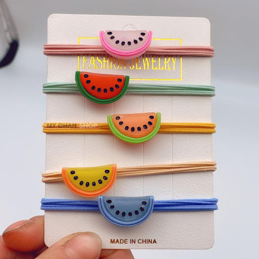 Dây Cột Tóc, Buộc Tóc Hình Trái Cây, Hoa Quả, Con Vật Xinh Xắn - 265 - MyChan Shop