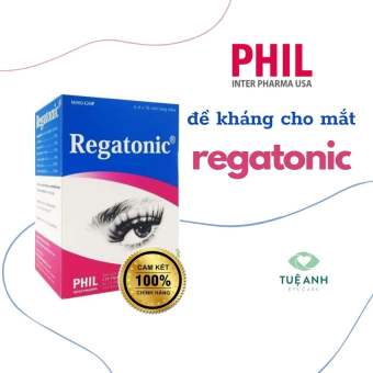 Regatonic hỗ trợ điều trị  một số bệnh về mắt bổ sung các dưỡng chất giúp cho đôi mắt sángTuệ Anh Healthcare