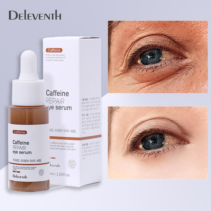 DELEVENTH Caffeine Tinh chất dưỡng mắt Giảm túi mắt Giảm Thâm Quầng Mắt