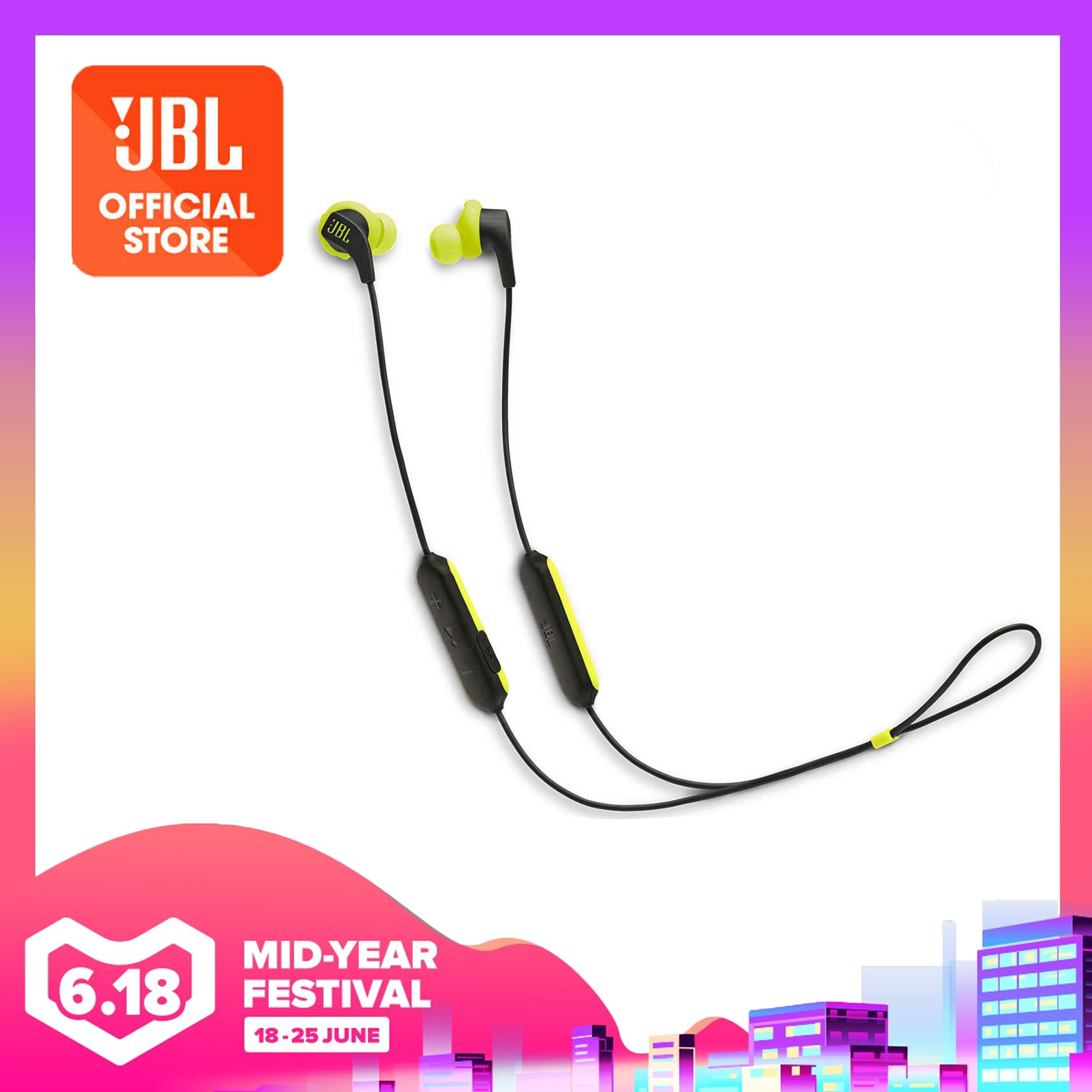 JBL Endurance Run BT Sweatproof Wireless In Ear Sport Headphones | Why Not Deals