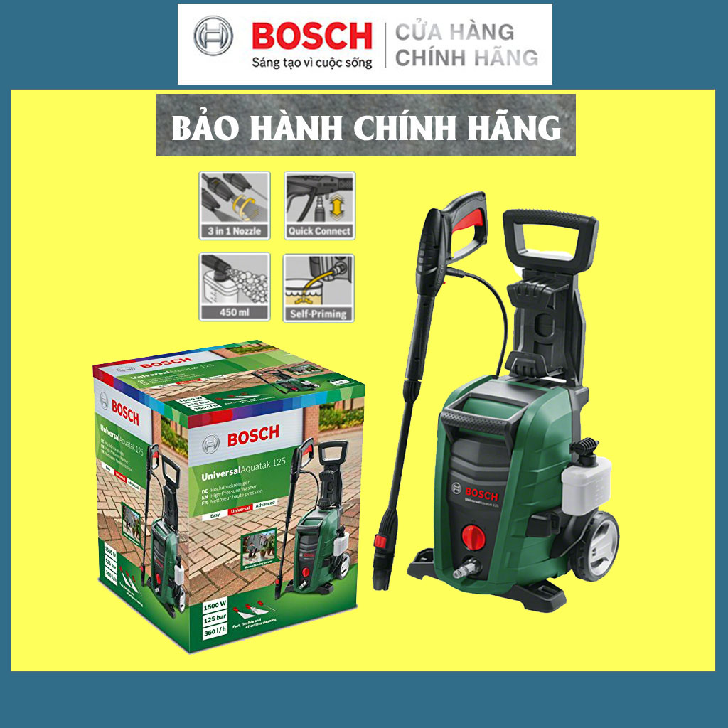 Máy phun xịt rửa áp lực cao bosch universal aquatak 125