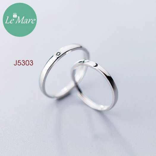 Nhẫn đôi bạc thời trang Le'mare Jewelry J5303
