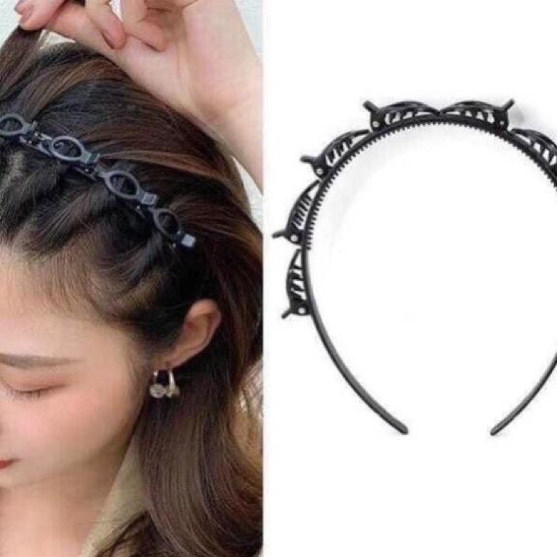 Bờm tóc có kẹp giữ tóc tạo độ phồng siêu xinh