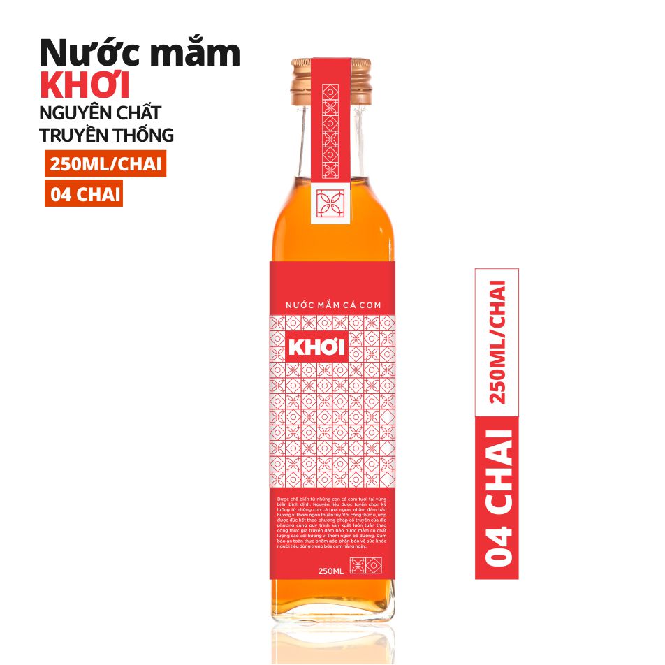Nước Mắm Truyền Thống - Nước Mắm Cá Cơm Nguyên Chất Khơi Hương vị truyền thống - Đặc sản địa phương Bình Định