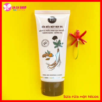 Sữa rửa mặt Nicos Thanh Nhi 80gr [Mẫu mới - Có tem điện tử] - Sữa rửa mặt Đông Y Gia truyền Nicos - Hàng chính hãng