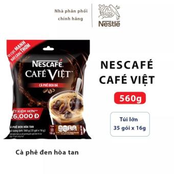 Cà phê việt - cà phê đen đá nescafe Bịch 35 gói x 16g