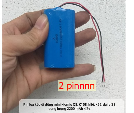 2 Pin loa kéo mini A061 s8 q8 loai tốt cho tất cả loa kéo
