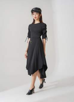 Váy tay rút ly khóa chéo eo CChat Clothes