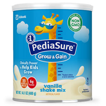 Sữa bột Pediasure Abbott grow and gain dinh dưỡng cho bé từ 1-10 tuổi hương vị vanilla hộp 400g chính hãng Mỹ - Extaste Store