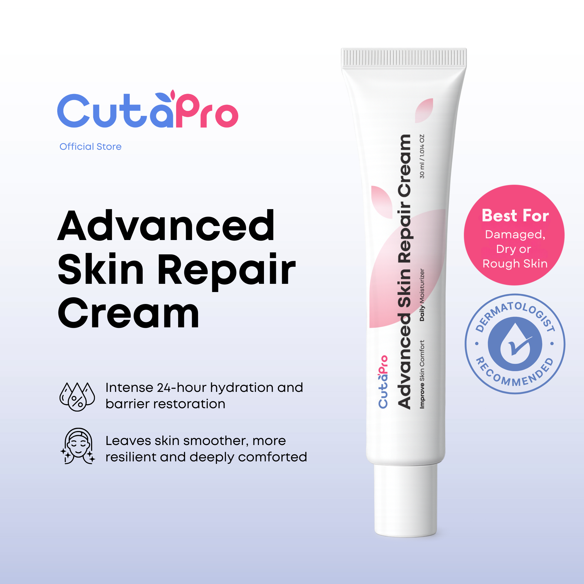 CutaPro Ultracare Hydrator Cream Oil-Free Moisturizer 50ML CutaPro Ultracare Hydrator Cream Oil-Free Moisturizer 50ML