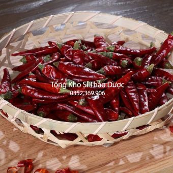 Ớt khô nguyên trái 100g (nguyên liệu lẩu tứ xuyên, thơm, cay nồng)