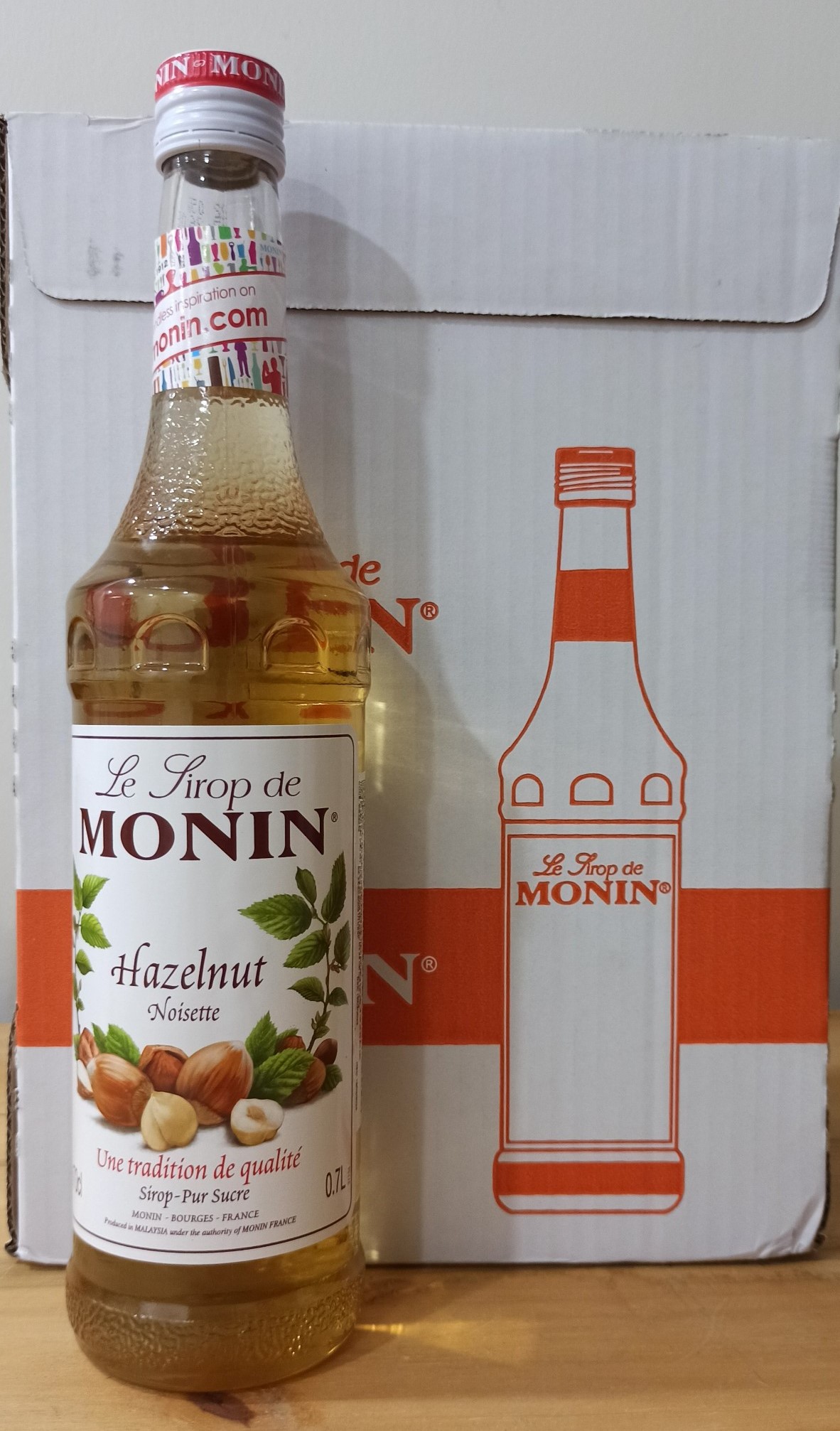 Syrup Monin Hazelnut Hạt Dẻ 700ml