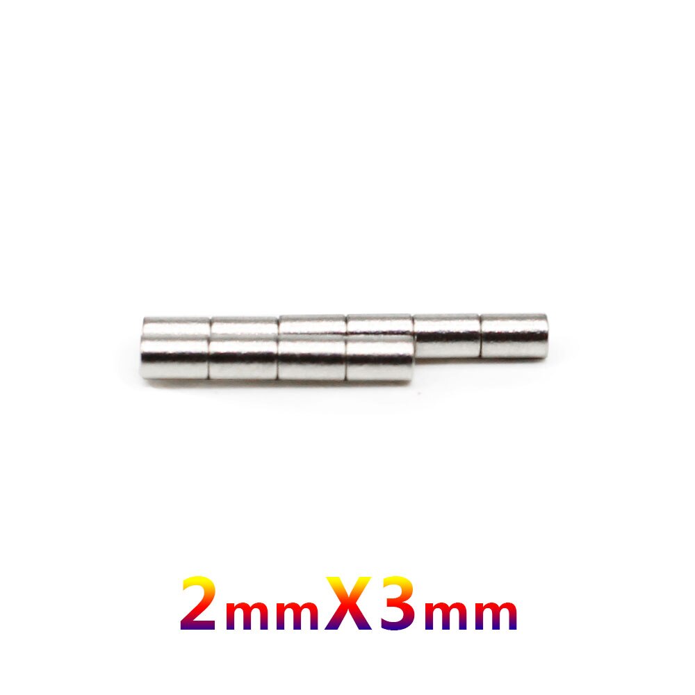 Nam châm viên 2x3mm sl 100 viên , nam châm đất hiếm