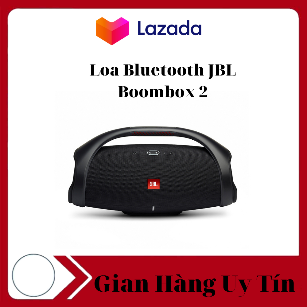 Hàng hot- full box] loa bluetooth jbl boombox 2- loa bluetooth không dây công suất lớn- âm thanh bass cực mạnh - loa bluetooth jbl boombox 2 đen - bh 12 tháng, lỗi 1 đổi 1.