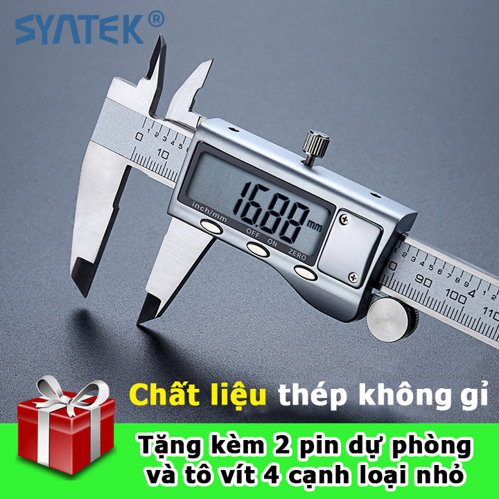 Thước kẹp điện tử thép không gỉ 150mm