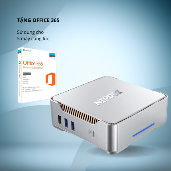 Máy tính để bàn giá rẻ – máy chủ server – mini pc – intel nuc nipogi - tặng tài khoản office365 2 năm