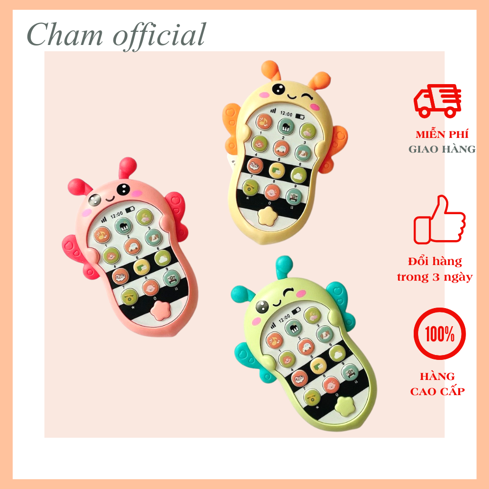 Điện thoại đồ chơi cho bé phát nhạc Cham đồ chơi âm nhạc phát triển trí thông minh cho bé