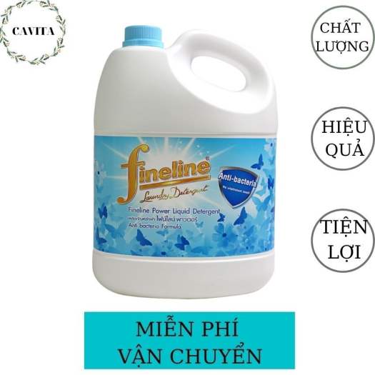 Nước Giặt Xả Fineline 3000ml Thái Lan CAVITA giúp giặt sạch các vết bẩn cứng đầu, làm mềm sợi vải