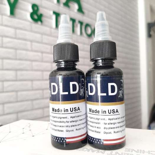 MỰC XĂM HÌNH DLD USA TRUE BLACK