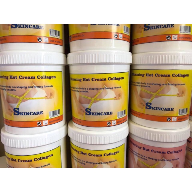 Kem tan mỡ Skincare hũ 1kg, Kem tan mỡ vàng, kem đánh bụng giảm béo