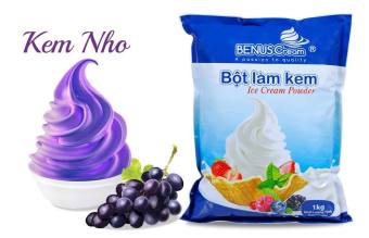 Bột làm kem tươi - Kem Nho