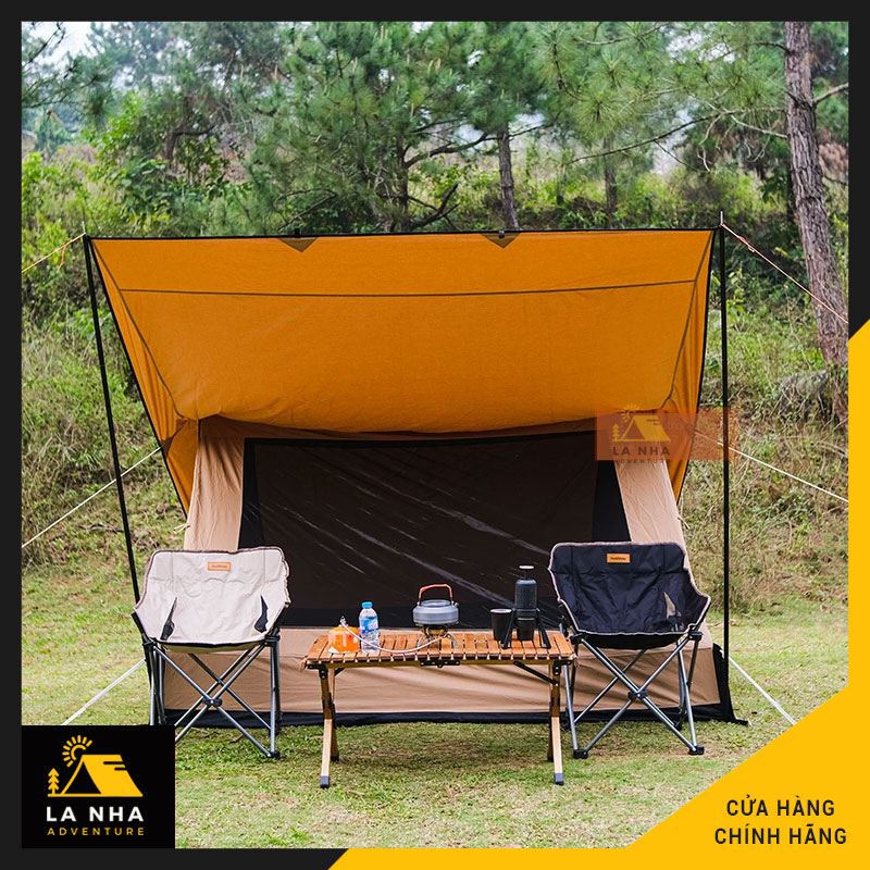 Lều Glamping Vintage Cắm trại dành cho 4-5 người Home 4P Cao cấp Là Nhà