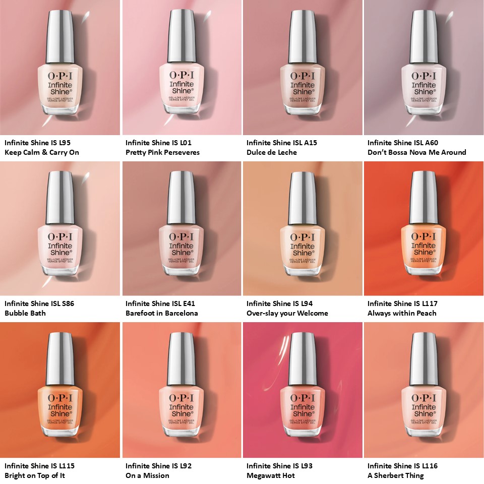Infinite Shine Opi Nail Polish Collection: Gel-Like Wear & Shine