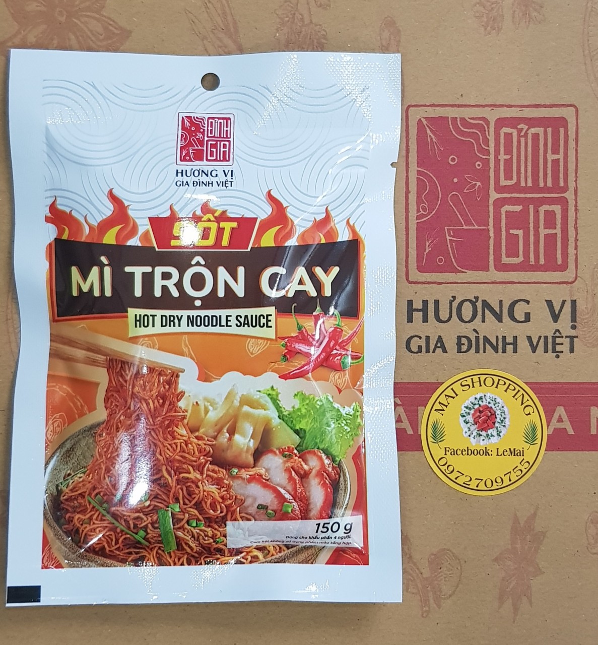 Sốt mỳ trộn đỉnh gia