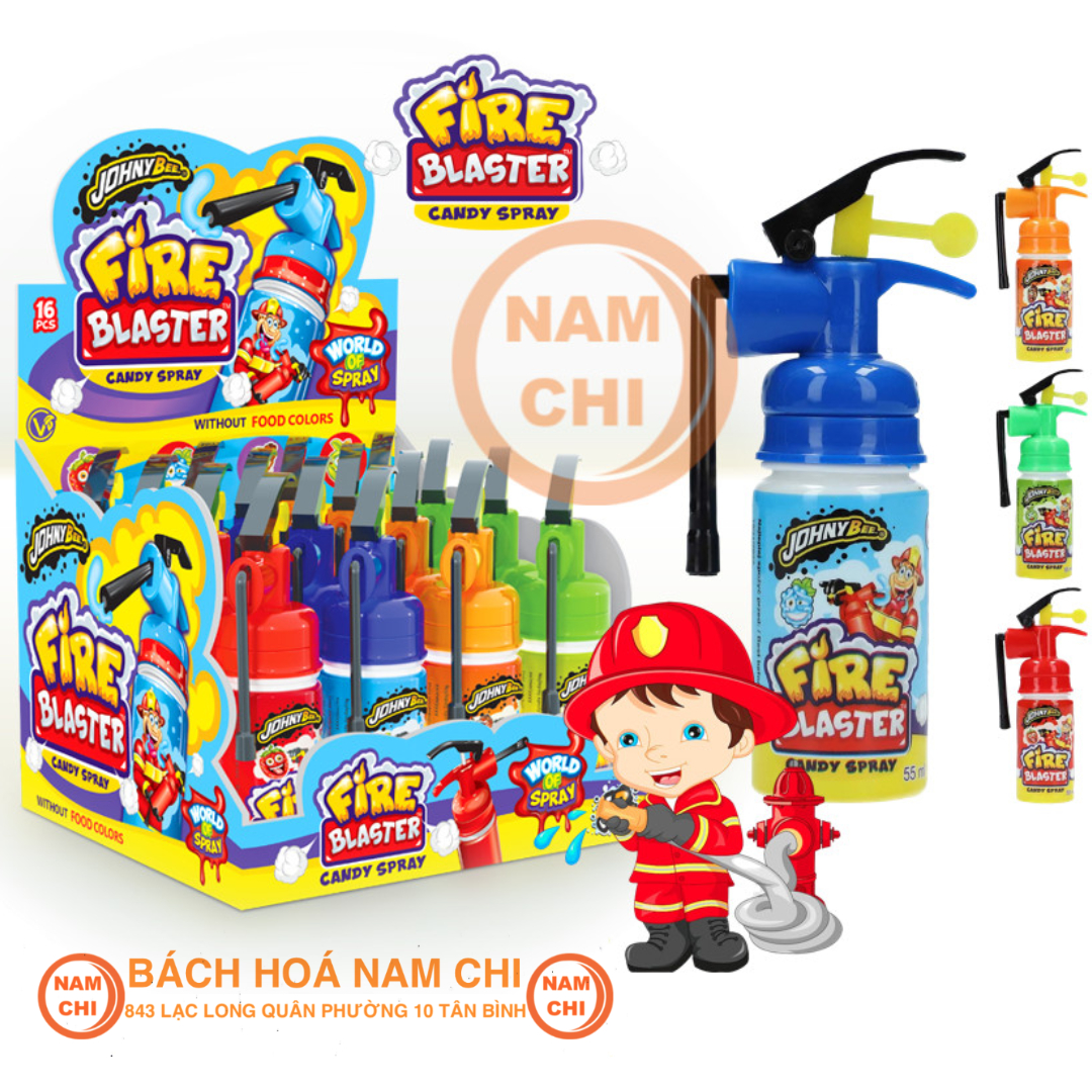 Kẹo xịt chua fire blaster yumiy bình cứu hỏa 55ml