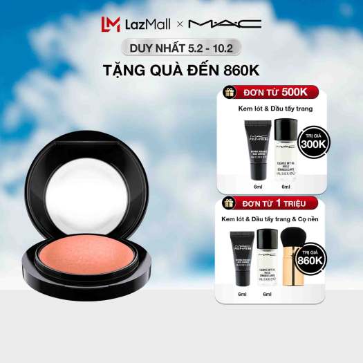 Phấn má hồng mềm mịn lên màu chuẩn và chứa khoáng chất nuôi dưỡng da MAC Mineralize Blush 4g