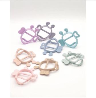 Gặm nướu Silicone Mamastem JemJem Monster Hàn Quốc(full case vuông )